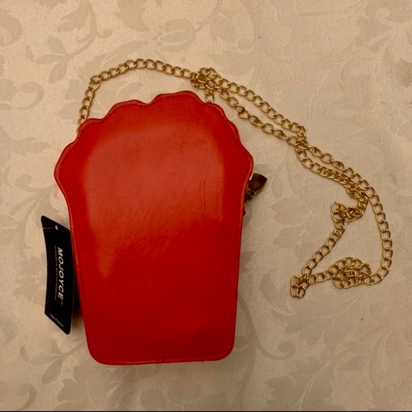 French Fry Crossbody Bag, Gold chain, NWT - Picture 3 of 7